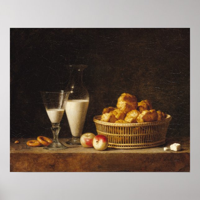 Affiche La petite collation, ou la carafe d'Orgeat (Devant)