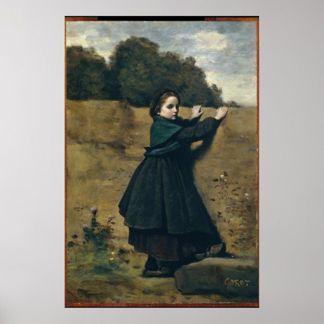 Affiche La Petite Fille Curieuse (Devant)