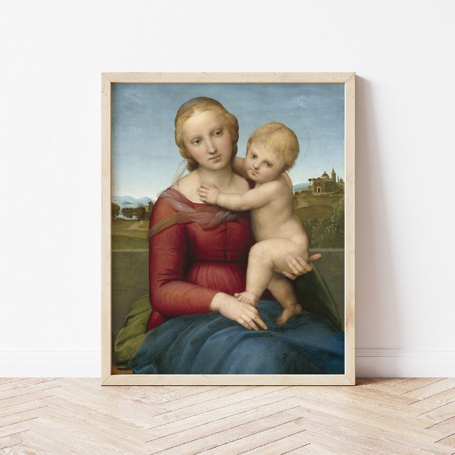 Affiche La petite Madonna à la corneille | Raphael (Créateur téléchargé)
