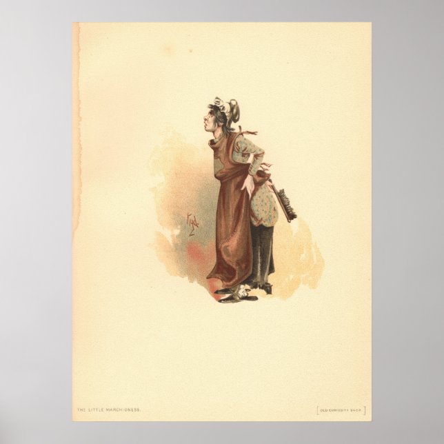 Affiche La petite marquise de l'Old Curiosity Shop (Devant)