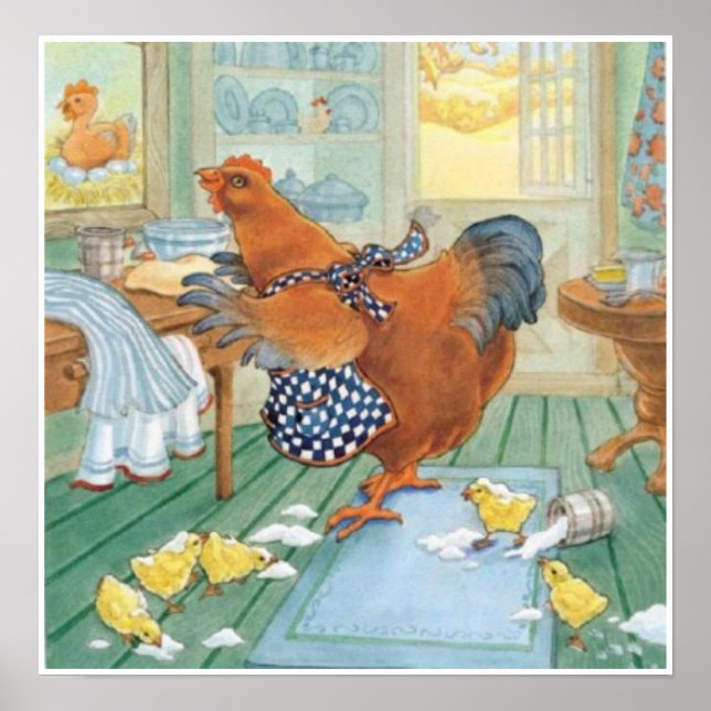 Affiche La Petite Poule Rousse (Devant)
