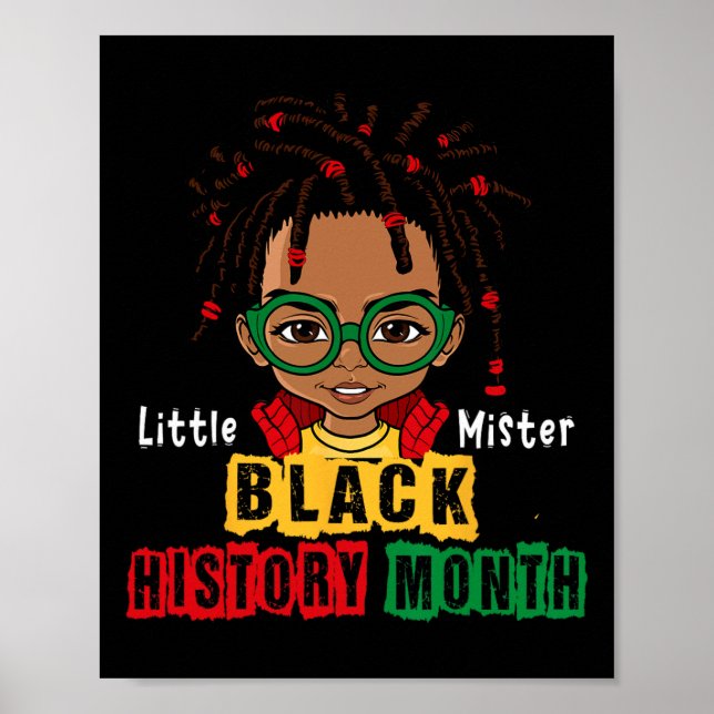 Affiche La petite soeur africaine Loc'd Up Boy Kid Black H (Devant)