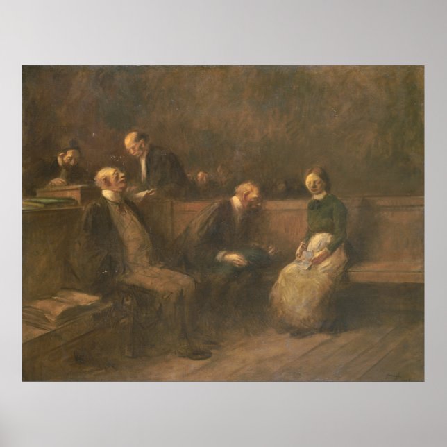 Affiche La pétition - Jean-Louis Forain Fine Art (Devant)