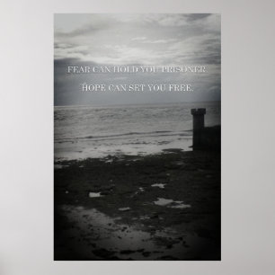 Affiche La peur contre l'espoir