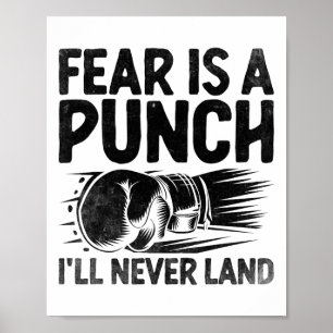 Affiche La peur est un coup que je n'assénerai jamais Boxe