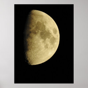 Affiche La photographie de la Lune