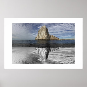 Affiche La photographie de réflexion de l'arche Cabo Mexiq