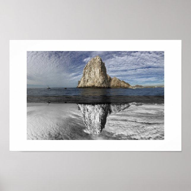 Affiche La photographie de réflexion de l'arche Cabo Mexiq (Devant)