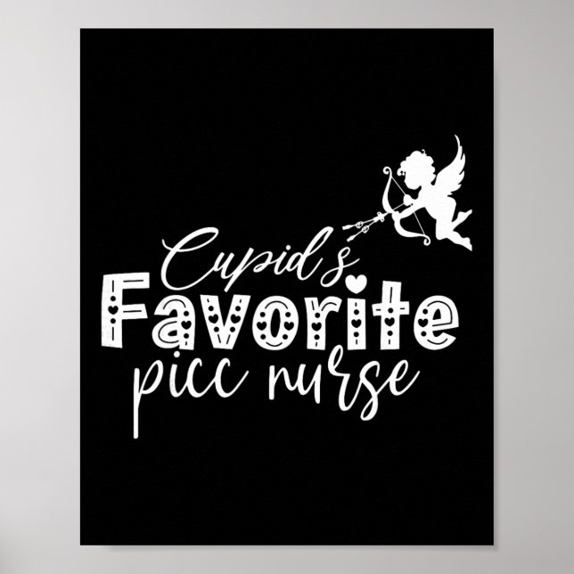 Affiche La picc infirmière préférée de Cupidon Accès vascu (Devant)