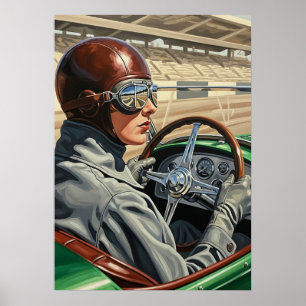 Affiche LA PILOTE DE COURSE - Original