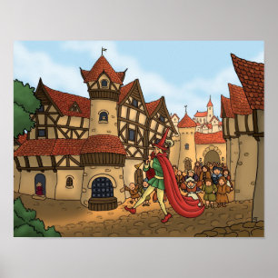 Affiche la pipette pied & l'affiche enfant