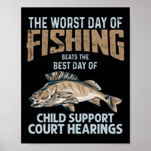 Affiche La pire journée de pêche bat le tribunal de pensio
