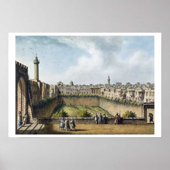 Affiche La piscine de Bethesda, Jérusalem, pub. par Willia (Devant)