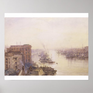 Affiche La piscine de l'hôtel d'Adelaïde, pont de Londres