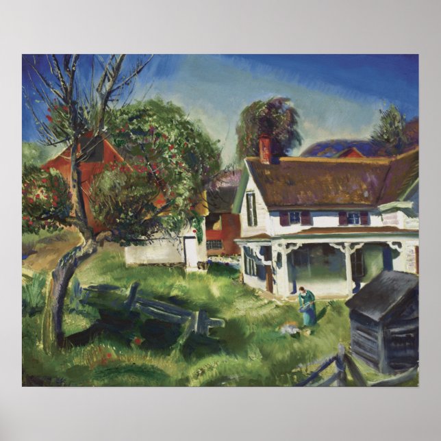 Affiche La place de Jim Twadell par George Bellows (1924) (Devant)