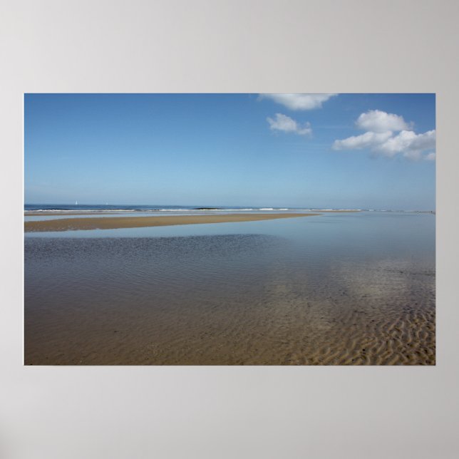 Affiche La plage à Egmond aan Zee, Pays-Bas (Devant)