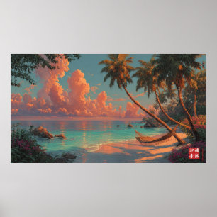 Affiche La plage cachée
