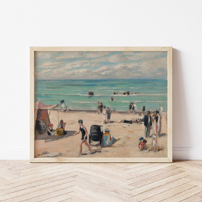 Affiche La Plage de Fort-Mahon | Albert André (Créateur téléchargé)