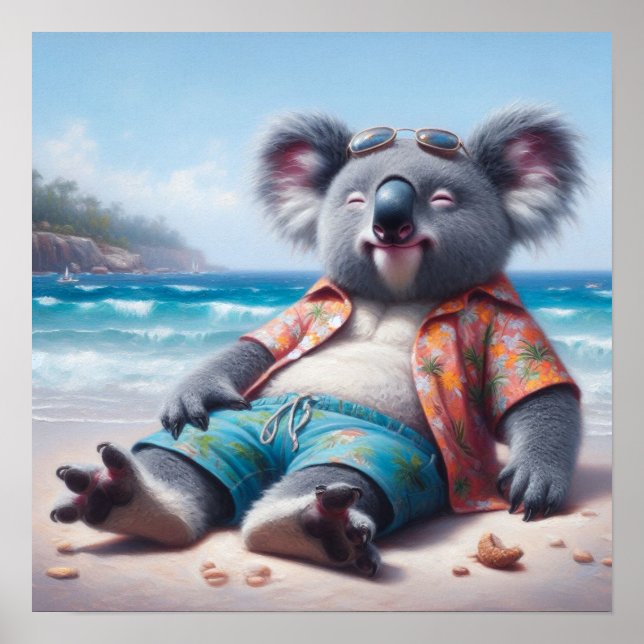 Affiche La plage de Koala (Devant)