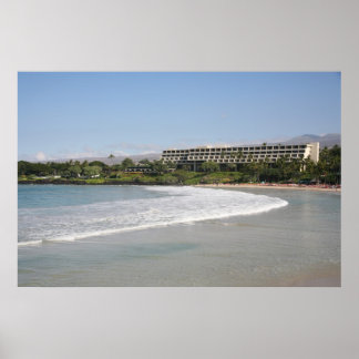 Affiche La plage de Mauna Kea