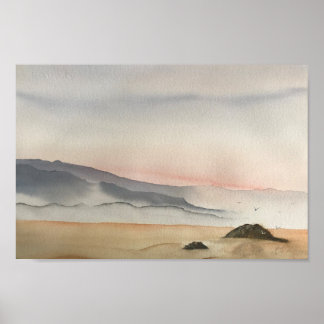 Affiche La plage de Sunset