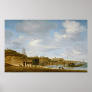 Affiche La plage d'Egmond-an-Zee