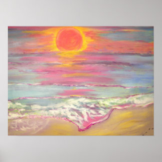 Affiche La plage du Cap San Blas Sunset