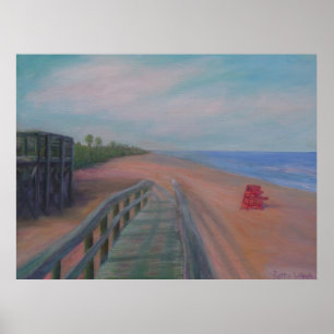 AFFICHE LA PLAGE DU FLAGLER BEACH