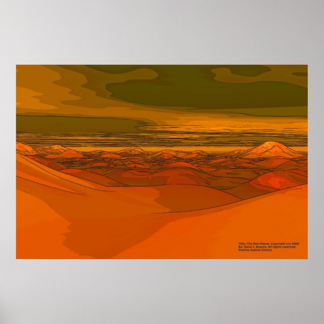Affiche La planète rouge (Devant)