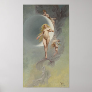 Affiche La planète Vénus par Luis Ricardo Falero