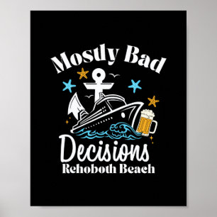 Affiche La plupart des décisions D Rehoboth Beach Spring B