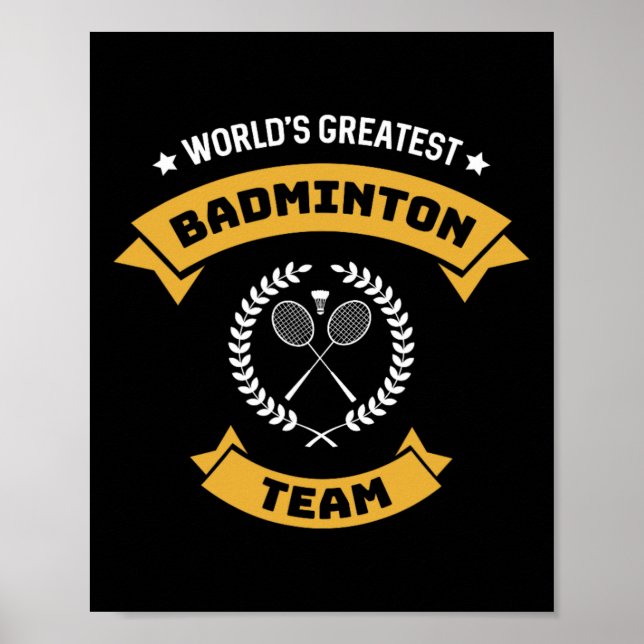 Affiche La plus grande équipe du monde de badminton (Devant)