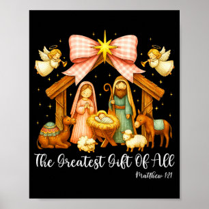 Affiche La plus grande offrande de toutes Crèche Chrétien