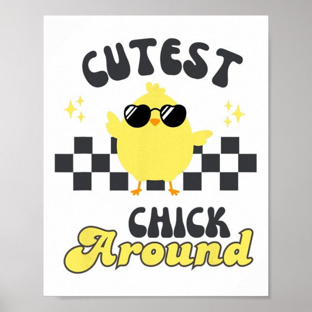 Affiche La Plus Mignonne des Poules Autour d'une Mignonne  (Devant)
