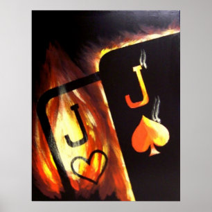 Affiche La poche flamboyante met sur cric l'affiche de