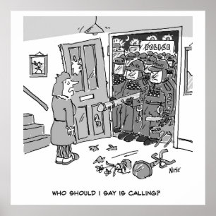 Affiche La police anti-émeute perquisitionne un bien - Drô