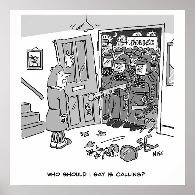 Affiche La police anti-émeute perquisitionne un bien - Drô (Devant)