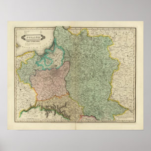 Affiche La Pologne, Lithuanie 2