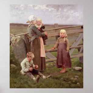 Affiche La porte de Dalby, Skane, 1884