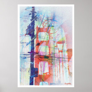 Affiche La Porte d'or Magic Electric de San Francisco