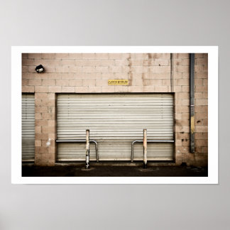 Affiche La porte du garage
