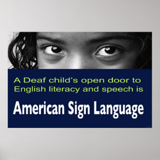 Affiche La porte ouverte à l'alphabétisation des enfants s