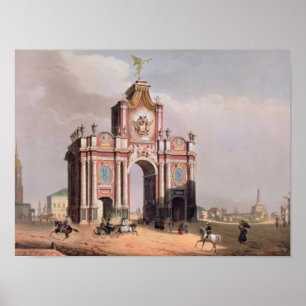 Affiche La porte rouge à Moscou