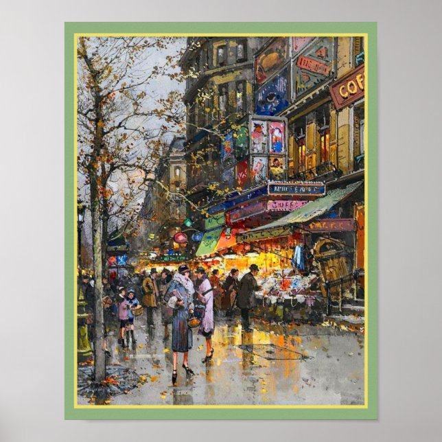 Affiche La Porte Saint-Martin Paris (Devant)