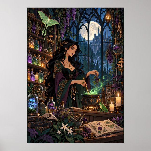 Affiche La Potion de Sorcière de l'Apothicaire de Minuit F (Devant)