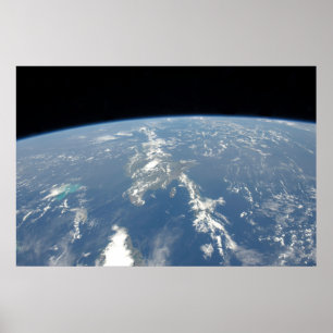 Affiche La Poussière Saharienne Frappant Vers L'Ouest Dans