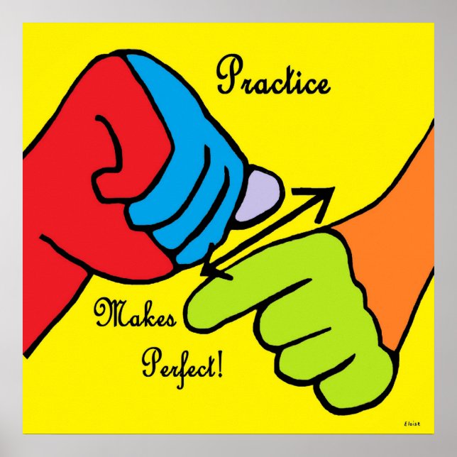 Affiche LA PRATIQUE ASL Rend Parfait (Devant)