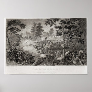 Affiche La première bataille de Bull Run