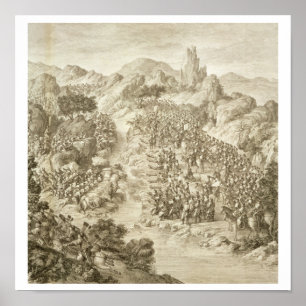 Affiche La première bataille entre l'armée chinoise et