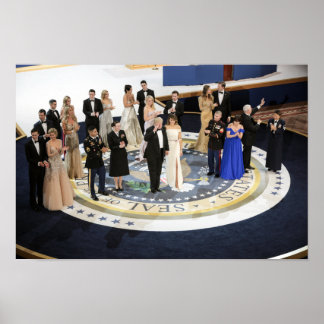 Affiche La Première Famille Au Bal Liberty